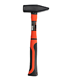 Молоток слесарный, рукоятка из стекловолокна, резиновая защита рукоятки ,Fiber, 200гр FASTER TOOLS