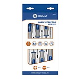Набор отверток ударных КОБАЛЬТ Ultra grip S2 (6 шт.) коробка