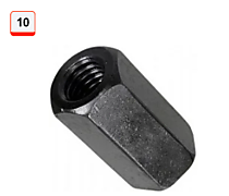 DIN6334 Гайка соединительная удлиненная кл.8, кл10