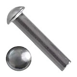 DIN660 Заклепка забивная  5 x  10, с полукруглой головкой, сталь