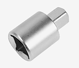 Переходник для воротка ТУНДРА, с 1/2 на 3/8, CrV, 9277915