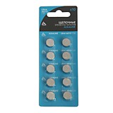 Батарейка алкалиновая (щелочная) LuazON, LR44, AG13, 1шт,  3005566