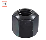 DIN6330 Гайка шестигранная М 6х 9 высокая, класс прочности 10, без покрытия