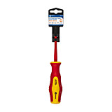 Отвертка диэлектрическая КОБАЛЬТ Ultra Grip PH-1 х 80 мм, CR-V, двухкомпонентная рукоятка, подвес