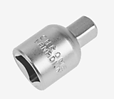 Переходник для воротка ТУНДРА, с 3/8" на 1/4", CrV