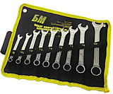 Набор комбинированных ключей (8,10,12,13,14,15,17,19,22мм) тетрон. сумка 971409 Набор комбинированных ключей (8,10,12,13,14,15,17,19,22мм) тетрон. сумка 971409