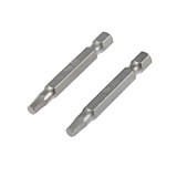 Бита HEX 4x 50 мм магнитная (сталь S2) ТУНДРА (2 шт. в блистерной упаковке)