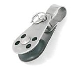 8391 Блок такелажный 25 одношкивный с пальцем и мочкой 8391, aisi 304 / A2 8391 Блок такелажный 25 одношкивный с пальцем и мочкой 8391, aisi 304 / A2