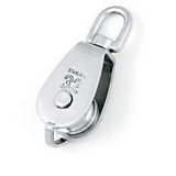 8393 Блок такелажный D 8 H32мм с латунь-шкивом, aisi 304 / A2 8393 Блок такелажный D 8 H32мм с латунь-шкивом, aisi 304 / A2