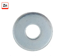 DIN9021 Шайба увеличенная, оцинкованная сталь Zn