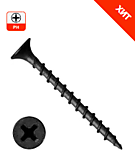 Шуруп для гипсокартона и дерева 4,2х70, чёрный (200) Шуруп для гипсокартона и дерева 4,2х70, чёрный (200)