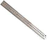 Линейка металлическая 1000 мм БМ 2504