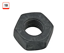 DIN934 Гайки высокопрочные шестигранные кл.10