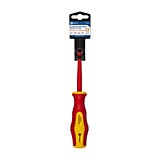 Отвертка диэлектрическая КОБАЛЬТ Ultra Grip FL/PZ-2 х 100 мм CR-V, двухкомпонентная рукоят
