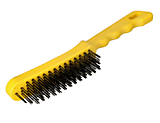 Щетка ручная 5-рядная из пластика и стали 125 x 28 FASTER TOOLS, 1863