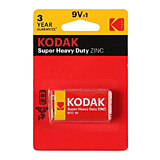Батарейка солевая 6F22-1BL 9В, крона, Kodak Extra Heavy Duty блистер, 1 шт. 1804450