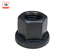 DIN6331 Гайки высокие с фланцем высокопрочные кл10